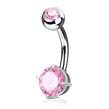 Petites Classic Belly Bar - Fixed (non-dangle) Belly Bar. Navel Rings Australia.