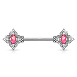 Opal Dusk Nipple Jewellery - Nipple Ring. Navel Rings Australia.