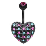 Pixie Love Belly Bar - Fixed (non-dangle) Belly Bar. Navel Rings Australia.