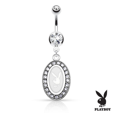 Official Framed Playboy Bunny Belly Rings - Dangling Belly Ring. Navel Rings Australia.