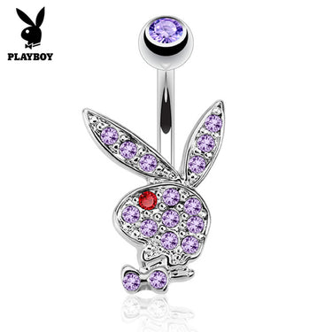 Official ©Playboy Classics Belly Rings - Fixed (non-dangle) Belly Bar. Navel Rings Australia.