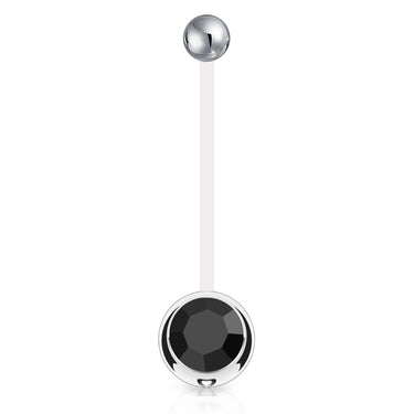 Mamma Mia Clear Flex Gem Maternity Belly Ring - Maternity Belly Ring. Navel Rings Australia.