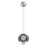 Mamma Mia Clear Flex Gem Maternity Belly Ring - Maternity Belly Ring. Navel Rings Australia.