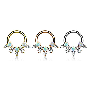 Priscilla Princess Septum Jewellery with Rose Gold Plating - Septum. Navel Rings Australia.