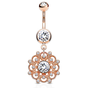 Rosie's Ambrosial Belly Ring - Dangling Belly Ring. Navel Rings Australia.