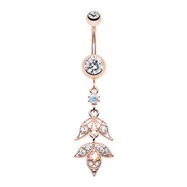 Autumns Fall Belly Bar - Dangling Belly Ring. Navel Rings Australia.