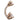 Secret Lover 14K Rose Gold Gem Belly Rings - Basic Curved Barbell. Navel Rings Australia.