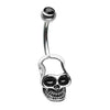 Deathly Skull Belly Bar