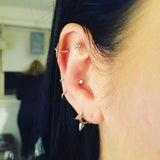 Plain Hoop by Maria Tash in Gold - Earring. Navel Rings Australia.