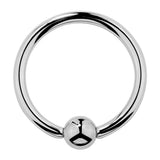 Captive Bead Body Jewellery in 14K White Gold - Captive Belly Ring. Navel Rings Australia.