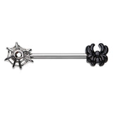 Arachnid's Web Nipple Ring - Nipple Ring. Navel Rings Australia.