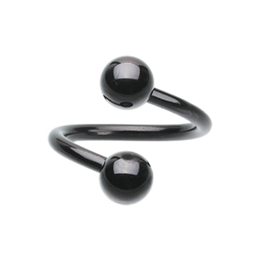 Titanium Spiral Twister Belly Ring Classics - Spiral Twister Twistie. Navel Rings Australia.