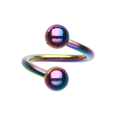 Titanium Spiral Twister Belly Ring Classics - Spiral Twister Twistie. Navel Rings Australia.