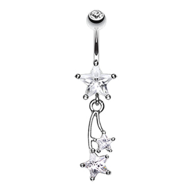 Seeing Stars Belly Dangle - Dangling Belly Ring. Navel Rings Australia.