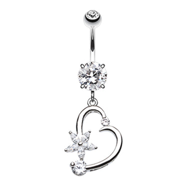Star Struck Lovers Belly Bar - Dangling Belly Ring. Navel Rings Australia.