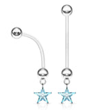 A Star is Born Maternity Belly Bar - Maternity Belly Ring. Navel Rings Australia.