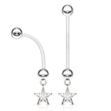 A Star is Born Maternity Belly Bar - Maternity Belly Ring. Navel Rings Australia.