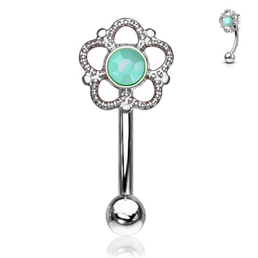 16g Petite Eleanor Reverse Navel Ring - Reverse Top Down Belly Ring. Navel Rings Australia.