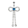 The Edinburgh Party Bow Belly Ring