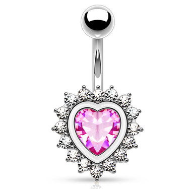 Love Fandango Belly Bar - Fixed (non-dangle) Belly Bar. Navel Rings Australia.