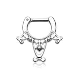 Amarhus Tribal Septum Clicker - Septum. Navel Rings Australia.