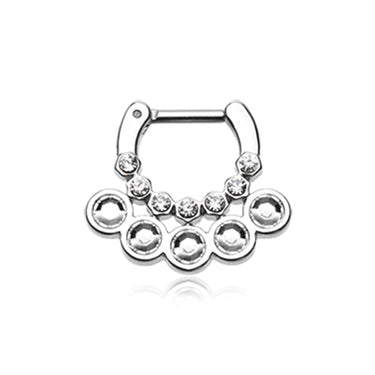 Gemina Gem Septum Clicker - Septum. Navel Rings Australia.