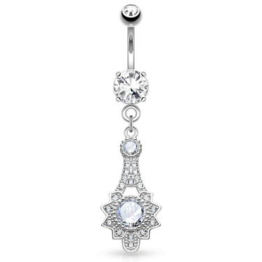 Tribal Solar Deity Belly Bar