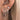 Diamond Trinity Threaded Stud Earring by Maria Tash in White Gold - Earring. Navel Rings Australia.