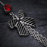 Antique Tasseled Ribbon Belly Dangle - Dangling Belly Ring. Navel Rings Australia.