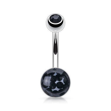 Austrian Ferido Motley™ Belly Ring - Basic Curved Barbell. Navel Rings Australia.