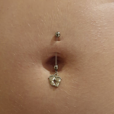 Tiny Toes Pregnancy Navel Ring - Maternity Belly Ring. Navel Rings Australia.