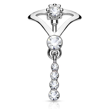 Tribal Journey Reverse Belly Piercing - Reverse Top Down Belly Ring. Navel Rings Australia.