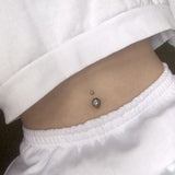 Toto Boho Belly Piercing - Fixed (non-dangle) Belly Bar. Navel Rings Australia.