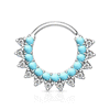 Turquoise Bahamas Bendable Hoop Body Jewellery