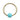 16g Gold Turquoise Captive Bead Rings - Captive Belly Ring. Navel Rings Australia.