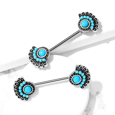 Antieke Turquoise Nipple Ring Jewellery - Nipple Ring. Navel Rings Australia.