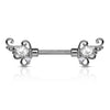 Vintage Token Filigree Nipple Bar