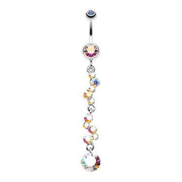 Kinked Kiki Belly Dangle - Dangling Belly Ring. Navel Rings Australia.