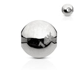 14K Gold Captive Bead Belly Ring Replacement Balls - No Gems - Replacement Ball. Navel Rings Australia.