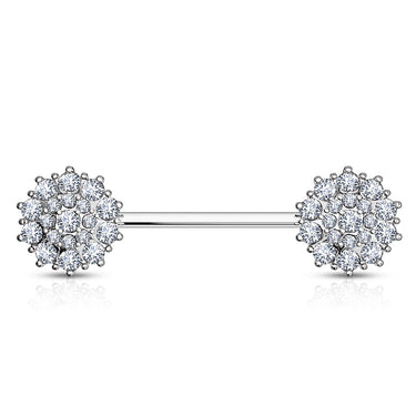 Glitz Nips Nipple Ring in 14K White Gold - Nipple Ring. Navel Rings Australia.