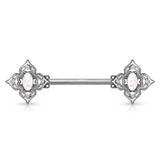 Opal Dusk Nipple Jewellery - Nipple Ring. Navel Rings Australia.