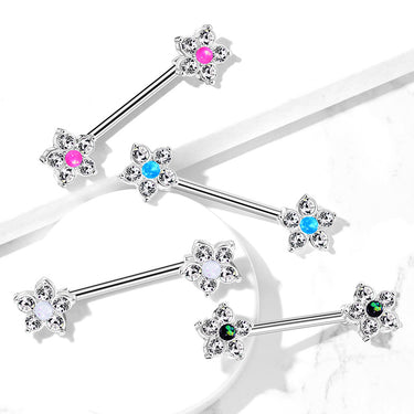 Wilderness Wallflower Nipple Ring - Nipple Ring. Navel Rings Australia.