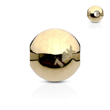 14K Gold Captive Bead Belly Ring Replacement Balls - No Gems - Replacement Ball. Navel Rings Australia.