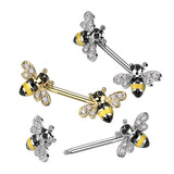 Buzy Bee Nipple Barbell Ring