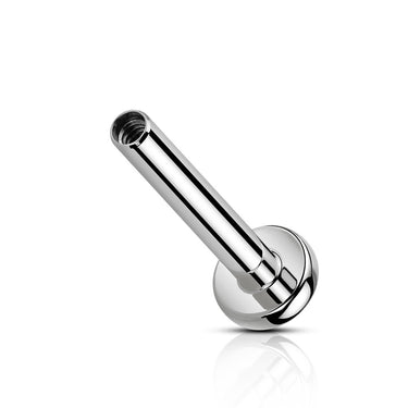 Implant Grade Titanium Internally Threaded Flatback Labret Stud – 3mm Base