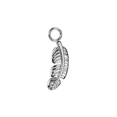 Implant Grade Titanium Dangle Leaf Charm Attachment
