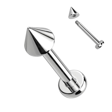 Implant Grade Titanium Spike Labret