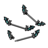 Midnight Abalone Bats Nipple Jewellery