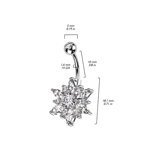 Dazie Days Flower Belly Ring