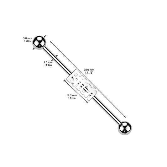 BITCH Industrial Barbell Body Jewellery